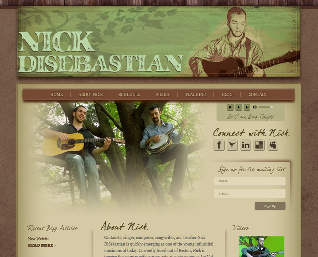 Nick Disebastian – Bluegrass Musician / Guitarist