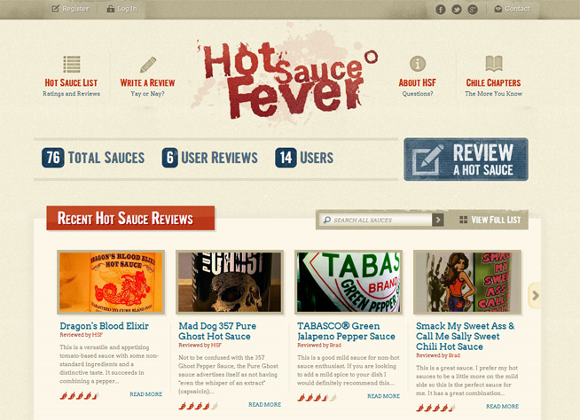 Review Hot Sauces at HotSauceFever.com
