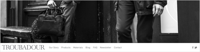 Responsive Shopify Theme: Troubadour Goods
