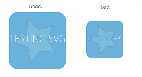 Good vs Bad SVG Cropping